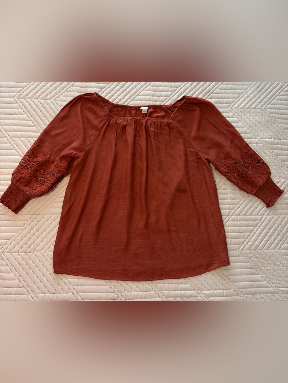 Est1946- Peasant Blouse — Rust
Size XL - Picture 4 of 8